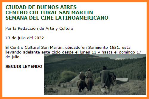 CINE LATINOAMERICANO